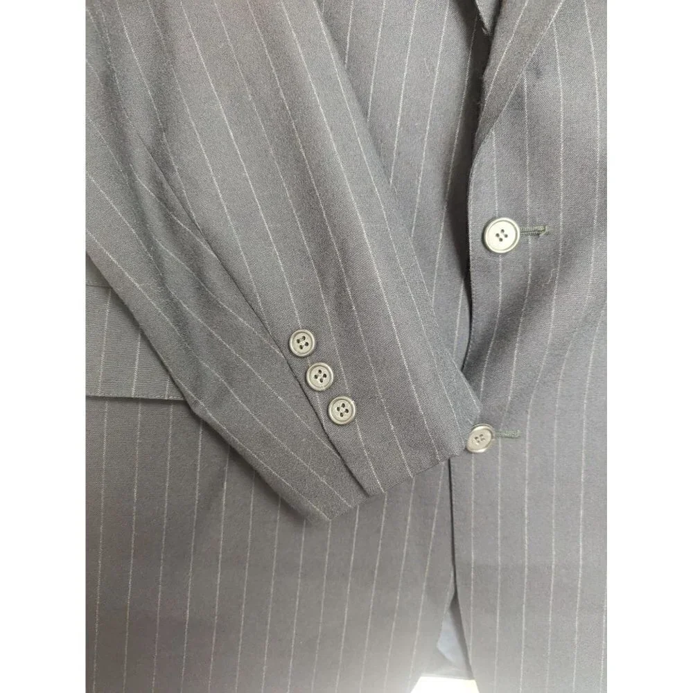 VTG Brooks Brothers Brooksease Sports Coat Blazer Men's 43 Blue Wool USA Made